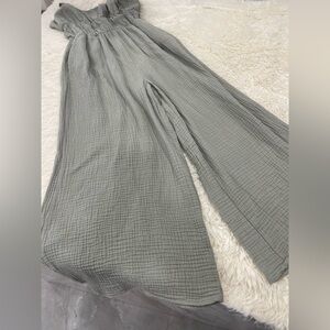 Justify Sage Green Smocked Pants